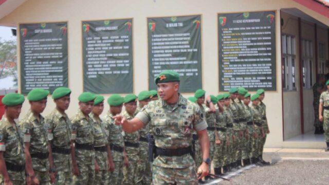 Menteri Pertahanan Tekankan kesiapan Prajurit Dalam Kunjungan di Yonif TP 338/Talaga Manggung Jawa barat