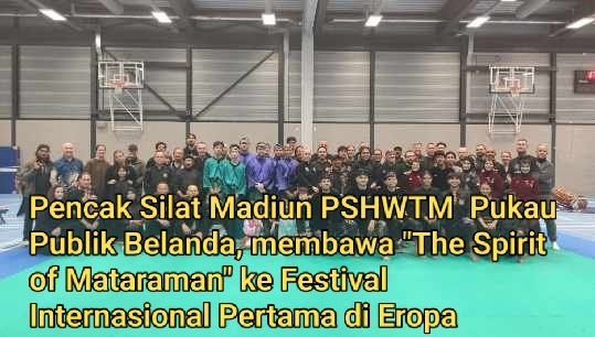 Pencak Silat Madiun Pukau Publik Belanda, PSHWTM Bawa “The Spirit of Mataraman” ke Festival Internasional Pertama di Eropa